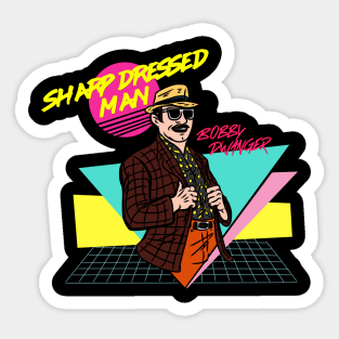 Sharped dressed man Sticker